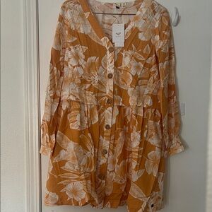 Roxy Floral Long Sleeve Dress